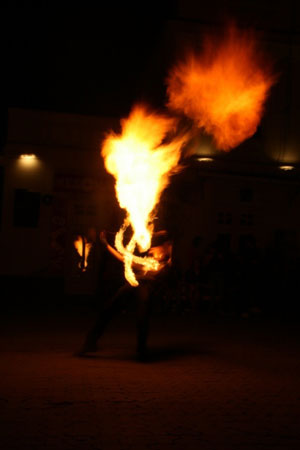 Fire show lviv